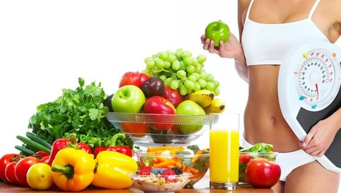 Rau và trái cây để giảm cân