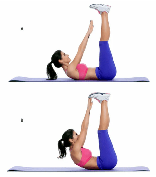 Xoắn với chân nâng